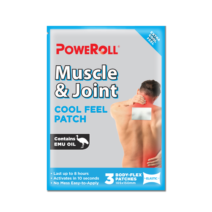 POWEROLL Muscle & Joint Cool Feel Patch 3 Pack