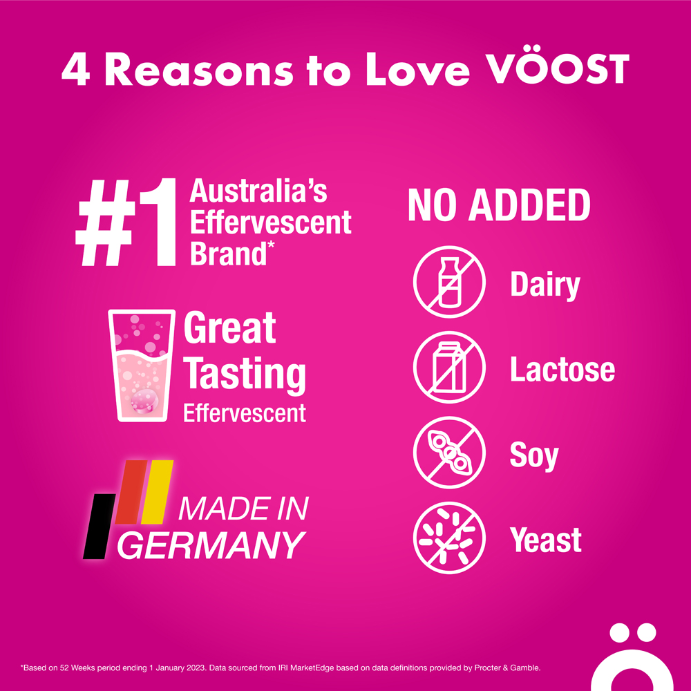 VÖOST Hydrate Apple + Berry 20 Tablets