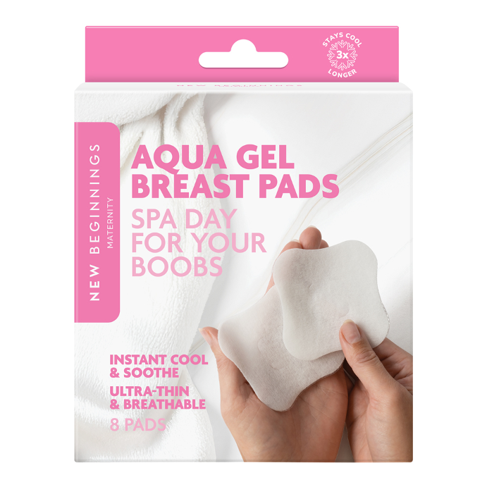 New Beginnings Aqua Gel Breast Pads 8 Pack