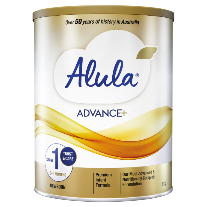 ALULA Advance+ Stage 1 Newborn Infant Formula 0-6mths 800g