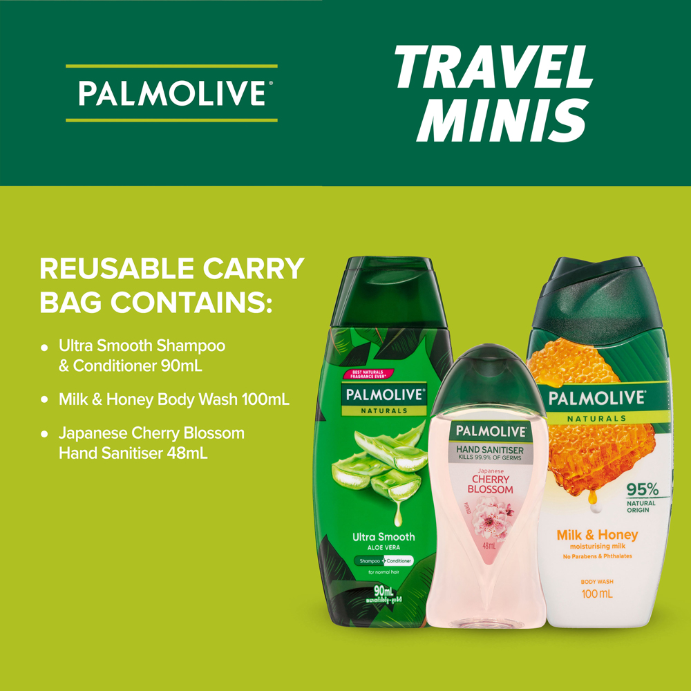 Palmolive Travel Minis 3 Piece Set