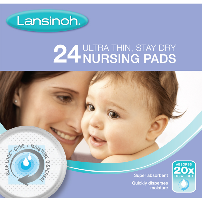 Lansinoh Ultra Thin, Stay Dry Nursing Pads 24 Pack