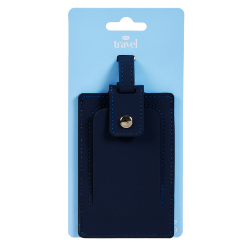 Pharmacy Health Luggage Tag Navy 1 Each