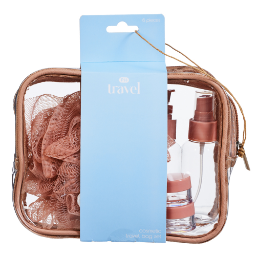 Pharmacy Health Cosmetic Travel Bag Set 6 Piece Set