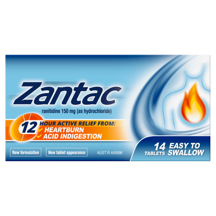 Zantac Ranitidine 150mg 14 Tablets