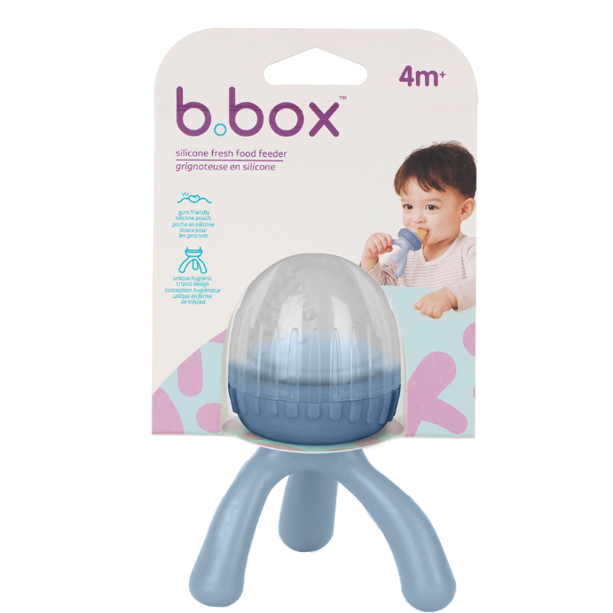 B.Box Silicone Fresh Food Feeder Lullaby Blue 4m+ 1 Each