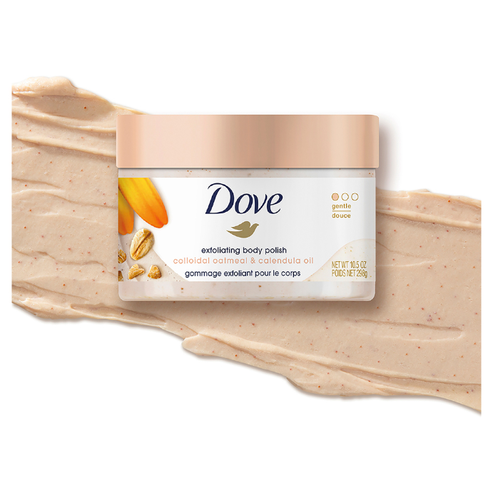 Dove Exfoliating Body Polish Colloidal Oatmeal & Calendula Oil 298g