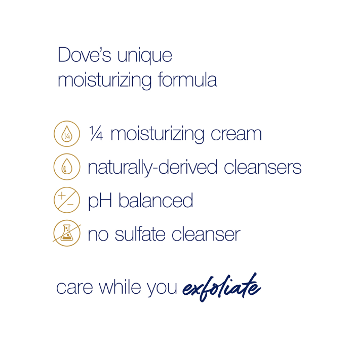 Dove Exfoliating Body Polish Brown Sugar & Coconut Butter 298g