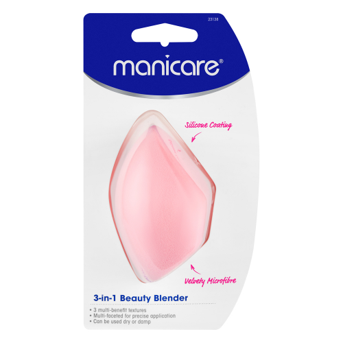 Manicare 3-in1 Beauty Blender Pink
