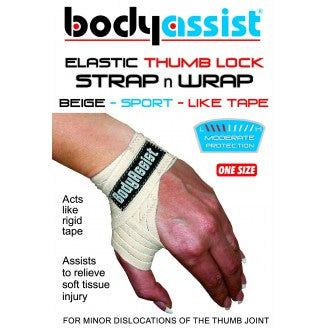 BA ELASTIC THUMB LOCK STRAP WRAP