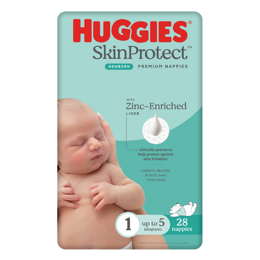Huggies Newborn for Boys & Girls Size 1 (up to 5kg) 28 Pack