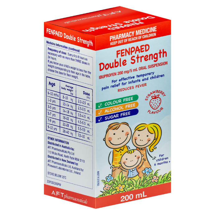 FENPAED Double Strength 200mg/5mL 200mL