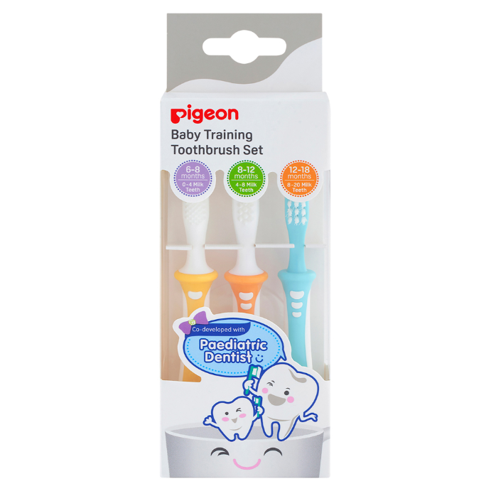 Pigeon Training Toothbrush 3 Piece Set