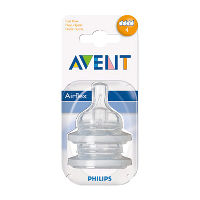 Philips Avent Teat Silicone Fast Flow 1 Each