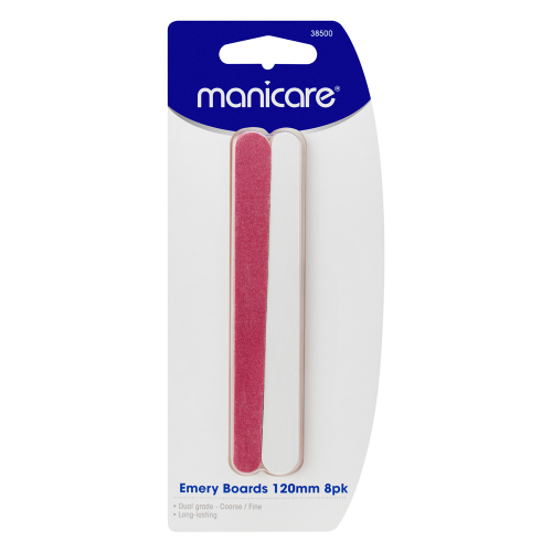 Manicare Emery Boards 120mm 8 Pack