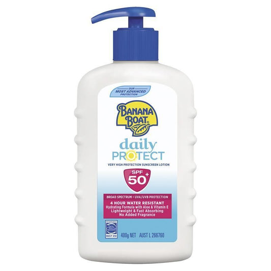 Banana Boat SPF 50+ Everyday Daily Protect 400g Pump