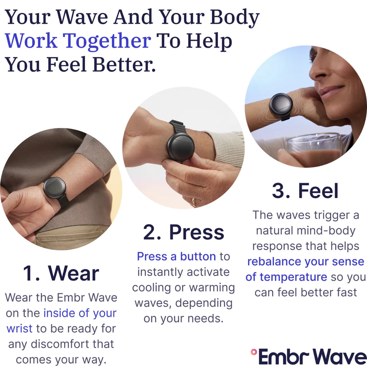 Embr Wave 2 Personal Temperature Control Wristband