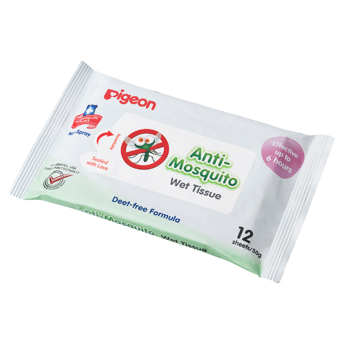 Pigeon Anti Mosquito Wipes 12 Pack