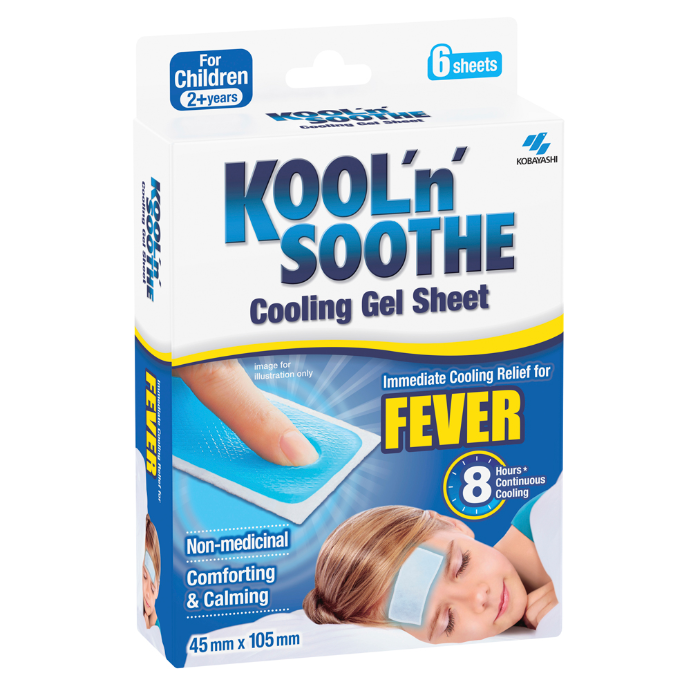Kool 'n' Soothe Fever Sheets 6 Pack