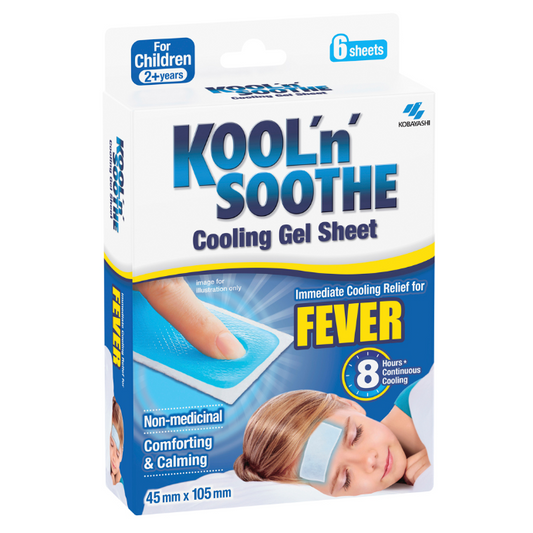 Kool 'n' Soothe Fever Sheets 6 Pack