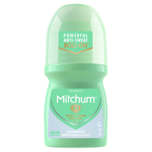 Mitchum for Women Anti-Perspirant Deodorant Unscented Roll On 50ml