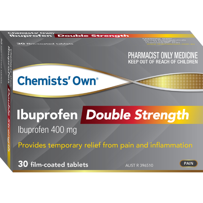 Chemists' Own Ibuprofen Double Strength 400mg 30 Tablets