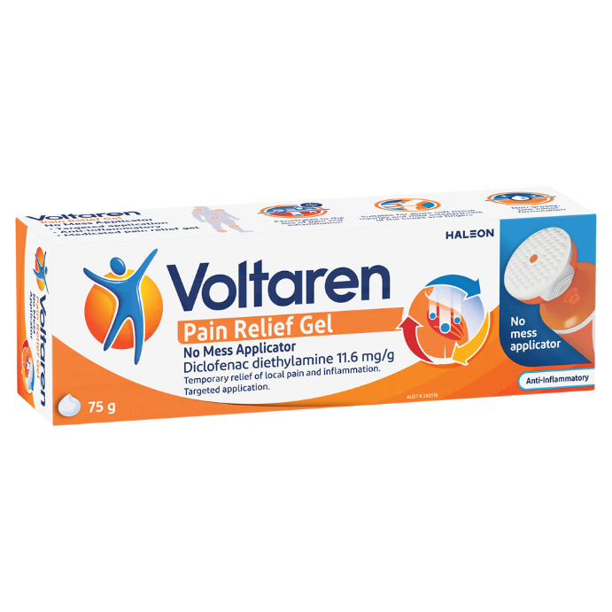 Voltaren Pain Relief Gel No Mess Applicator 75g