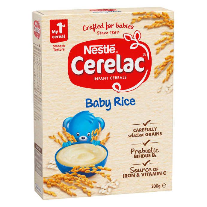 Nestle Cerelac Instant Cereals Baby Rice 200g