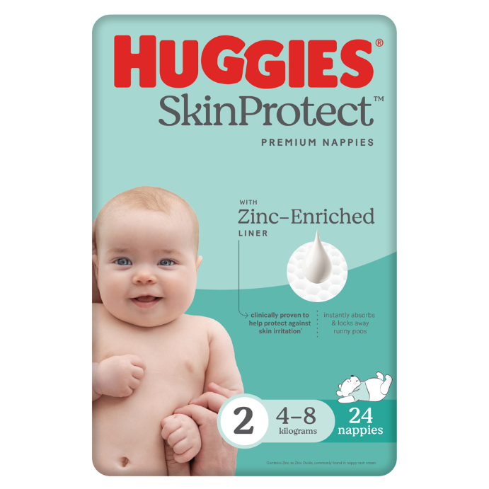 Huggies Infant Size 2 (4-8kg) 24 Pack