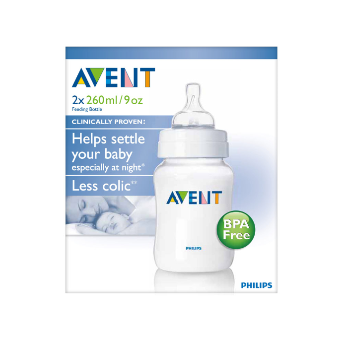 Philips Avent Feeding Bottle Twin Pack 260mL