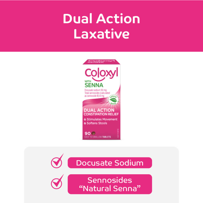 Coloxyl with Senna 200 Tablets