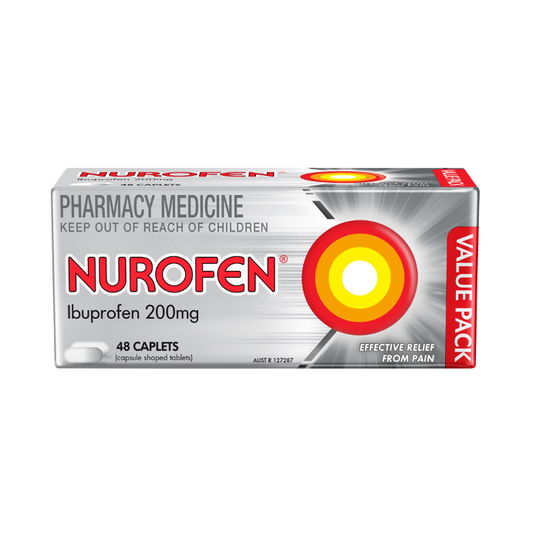 Nurofen Ibuprofen 200mg 48 Caplets
