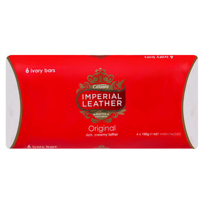 Cussons Imperial Leather Original Ivory Soap Bars 6 Pack