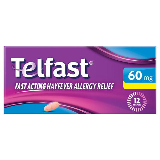 Telfast 60mg Tablets – Hayfever Relief
