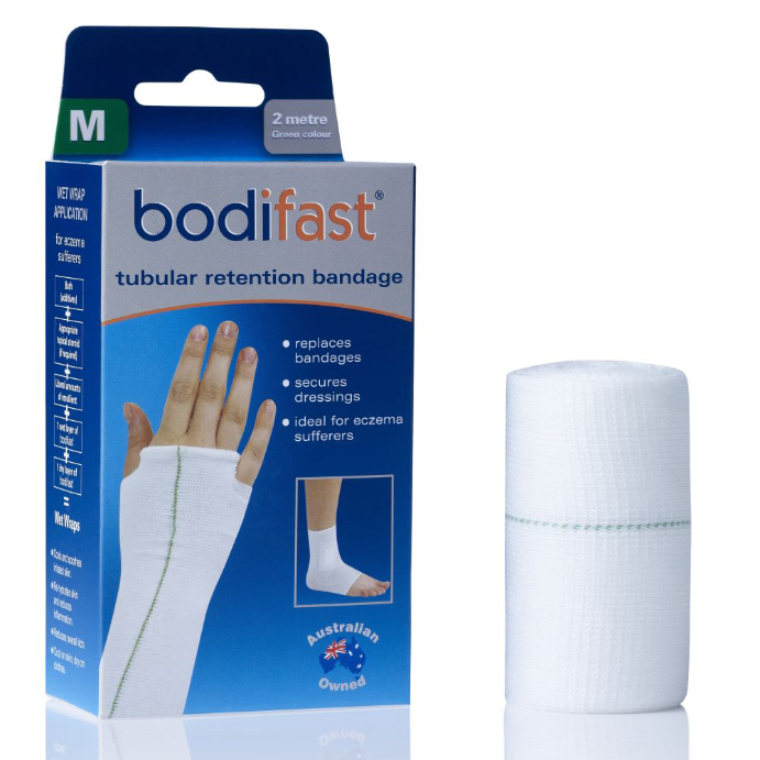 BODIFAST Tubular Retention Bandage 5cm x 2m Green