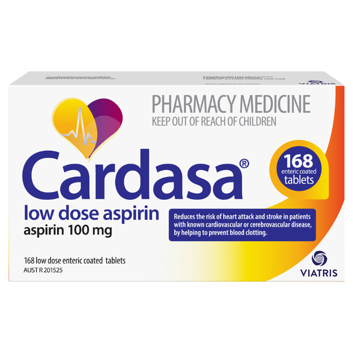 Cardasa Acetylsalicylic Acid 100mg 168 Tablets