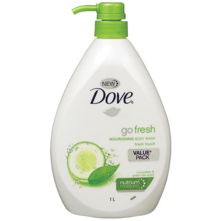 DOVE BODY WASH REFRESHING CCUMBER & GREEN TEA 1 LTR