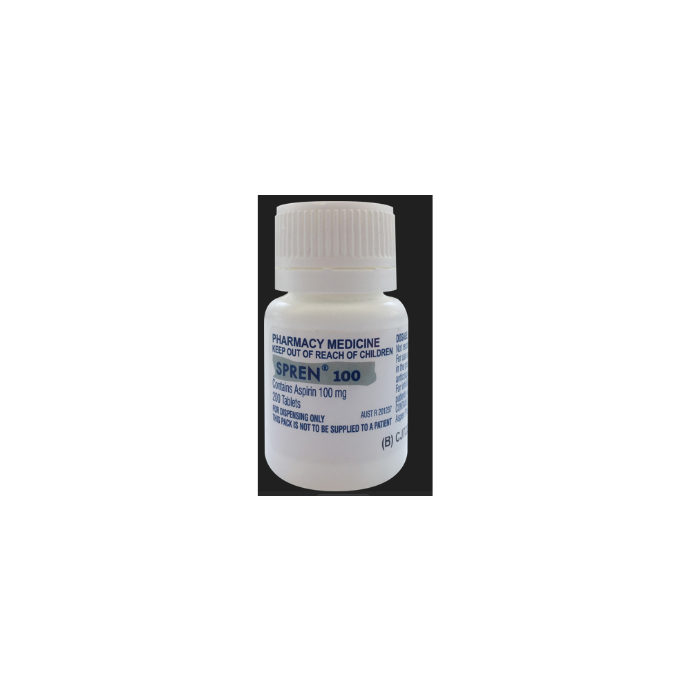 SPREN Aspirin 100mg 200 Tablets