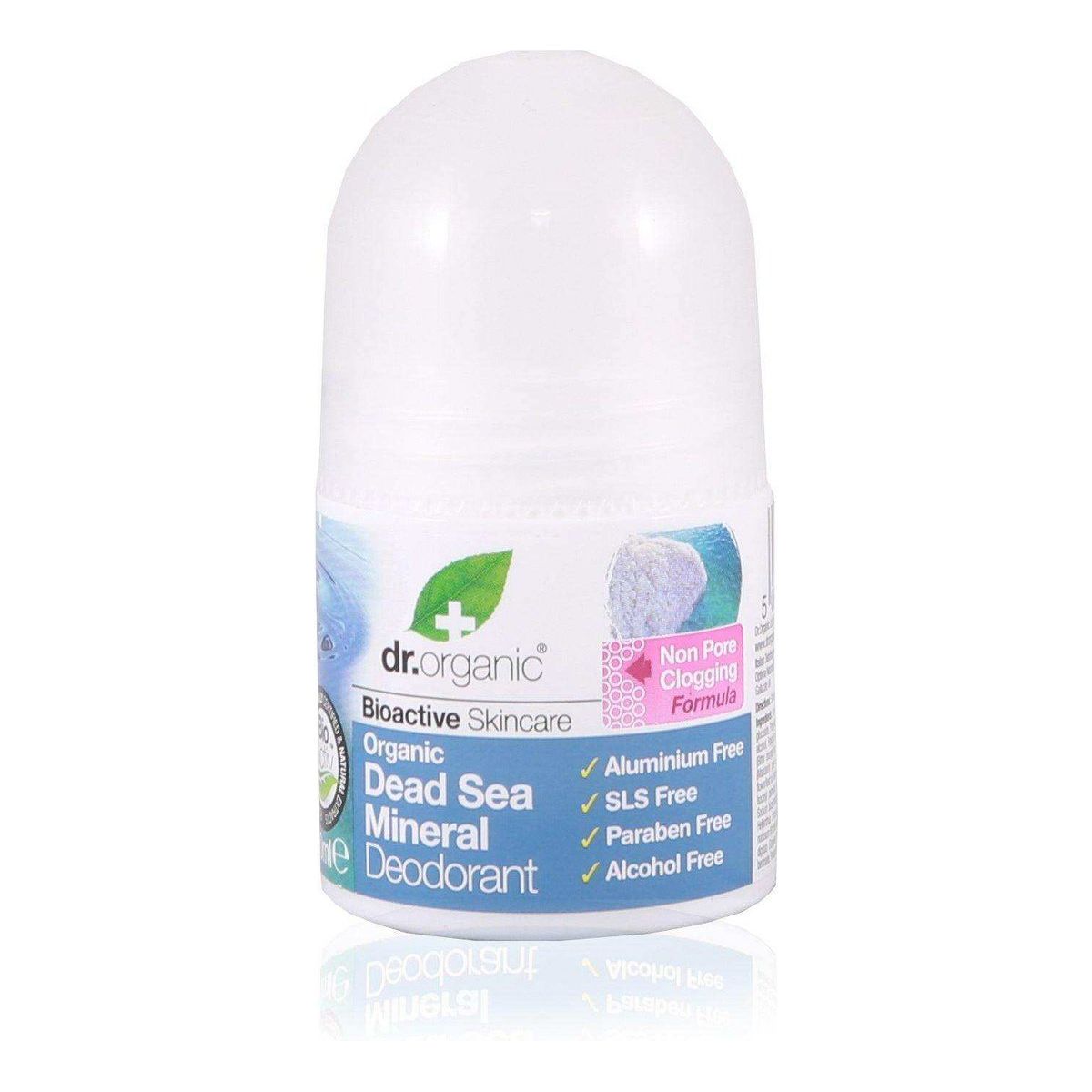 DR ORGANIC Roll-on Deodorant Organic Dead Sea Mineral 50ml