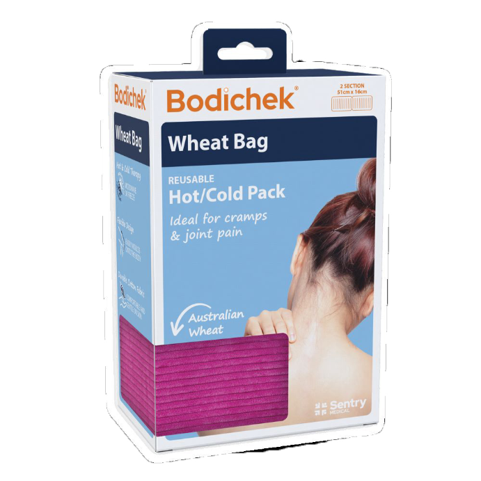 Bodichek Hot/Cold Wheat Pack 2 Section Rectangle 50 x 15cm