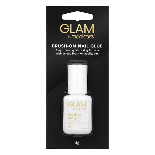 Glam by Manicare Brush-On Nail Glue 4g