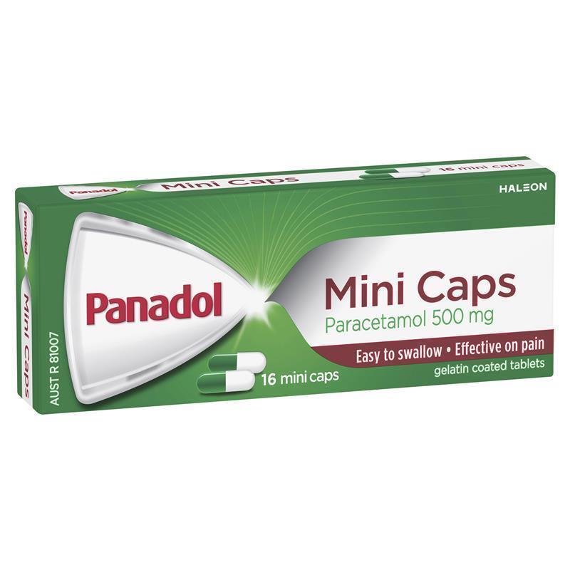 Panadol 500mg 16 Mini Caplets