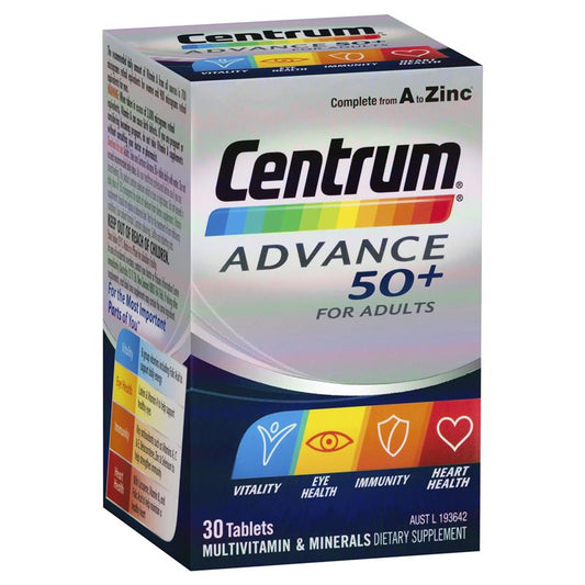 Centrum Advance 50+ 30 Tablets