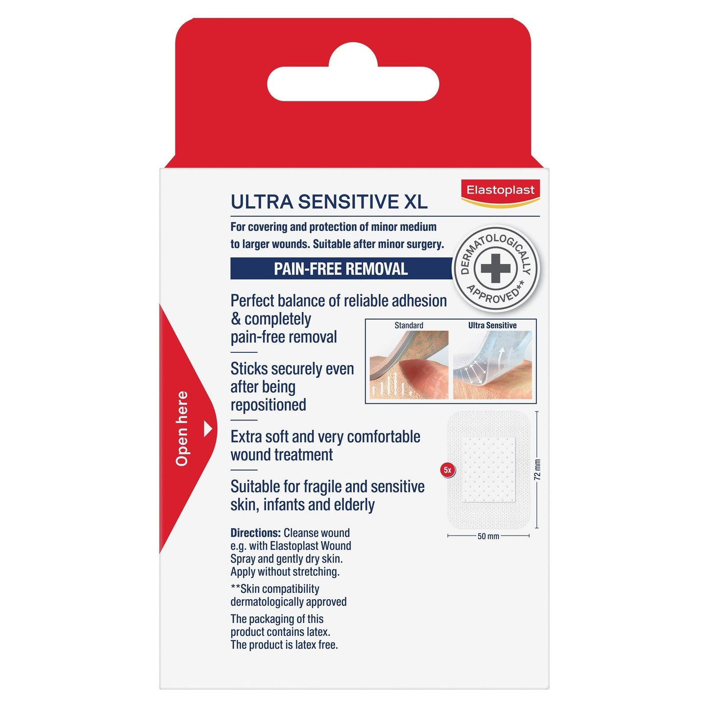 Elastoplast Silicone Soft Extra Large 5 Pack