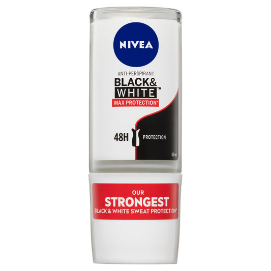 Nivea Deodorant Roll On Women Black And White Max Protection 50ml