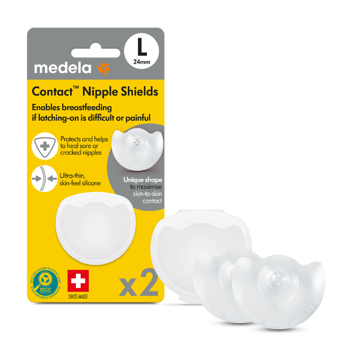 Medela Contact Nipple Shields - Large 2 Pack