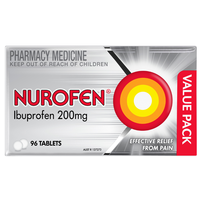 Nurofen Ibuprofen 200mg 96 Tablets
