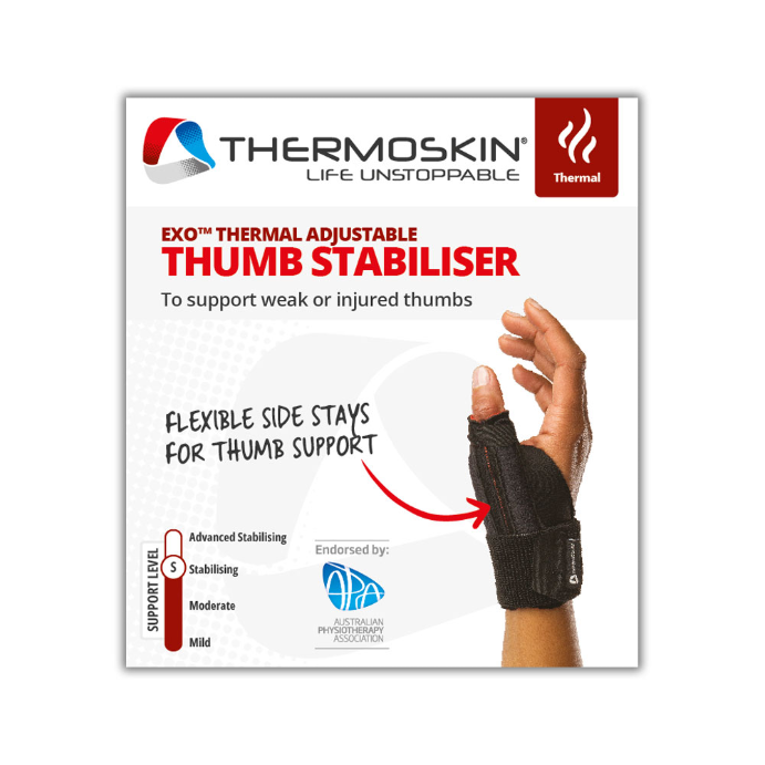 Thermoskin Adjustable Thumb Stabiliser Black