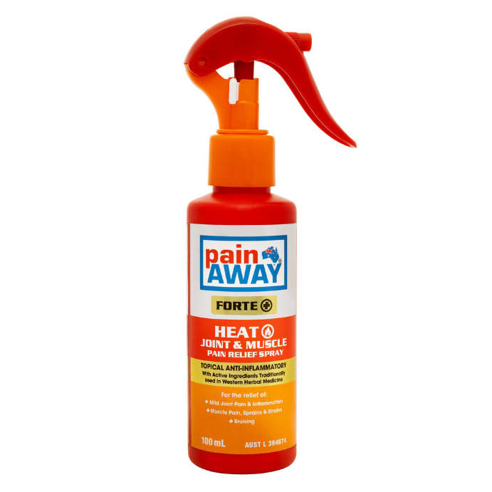 PAIN AWAY Forte+ Heat Joint & Muscle Pain Relief Spray 100mL