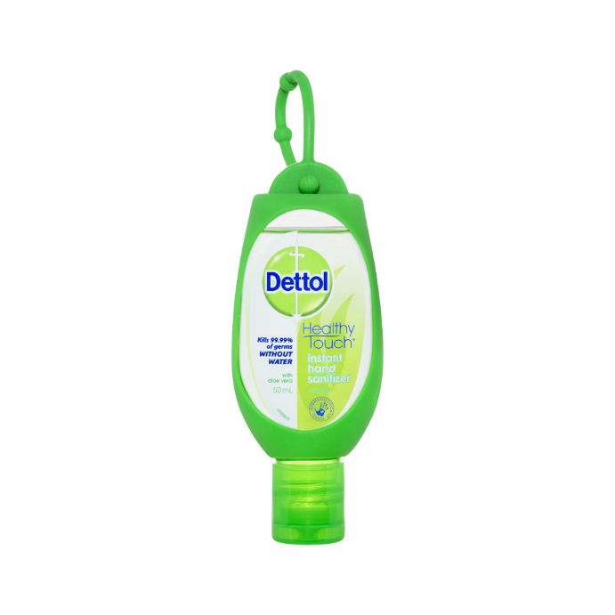 Dettol Healthy Touch Antibacterial Instant Hand Sanitiser Clip-On 50mL